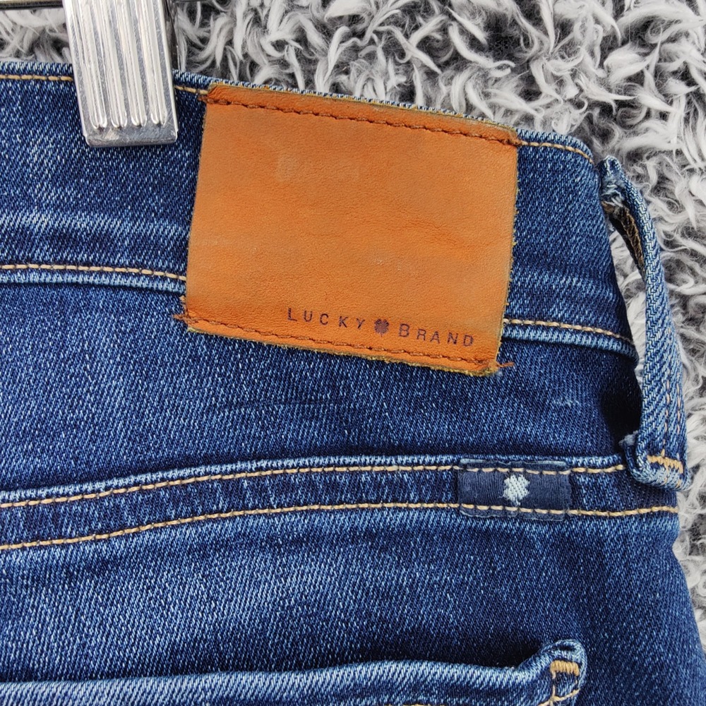 Lucky Brand Womens Boho Retro Brooke Flare Jeans 8/29 Blue Dark Wash Denim - Picture 16 of 16